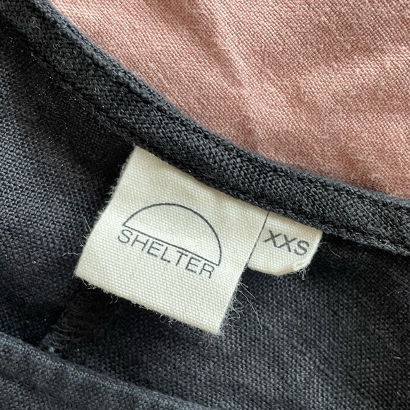 Linen Puff Sleeve Dress - Picture 6 of 6